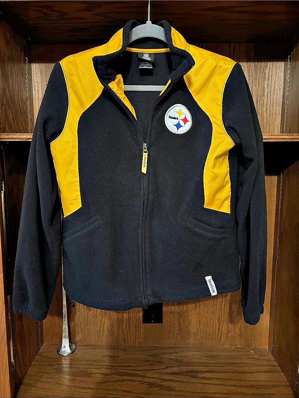 Reebok Steelers Color Block Jacket Size Medium